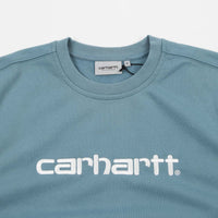 Carhartt Crewneck Sweatshirt - Dusty Blue / Wax thumbnail