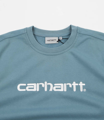 Carhartt Crewneck Sweatshirt - Dusty Blue / Wax