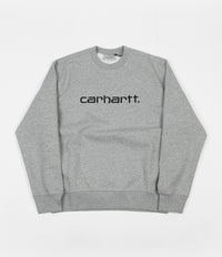 Carhartt Crewneck Sweatshirt - Grey Heather / Black