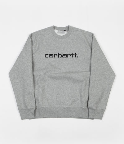 Carhartt Crewneck Sweatshirt - Grey Heather / Black