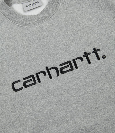 Carhartt Crewneck Sweatshirt - Grey Heather / Black