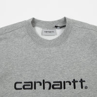 Carhartt Crewneck Sweatshirt - Grey Heather / Black thumbnail