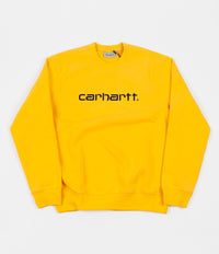 Carhartt Crewneck Sweatshirt - Sunflower / Black