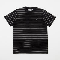 Carhartt Denton T-Shirt - Denton Stripe / Black / Wax thumbnail