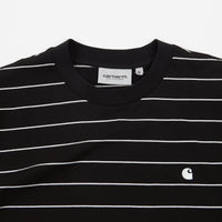 Carhartt Denton T-Shirt - Denton Stripe / Black / Wax thumbnail