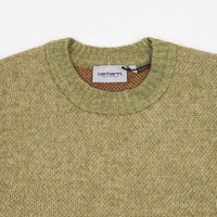 Carhartt Dillon Crewneck Sweatshirt - Dillon Stripe / Dollar Green thumbnail