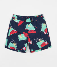 Carhartt Drift Swim Shorts - Anderson Print / Sub Blue