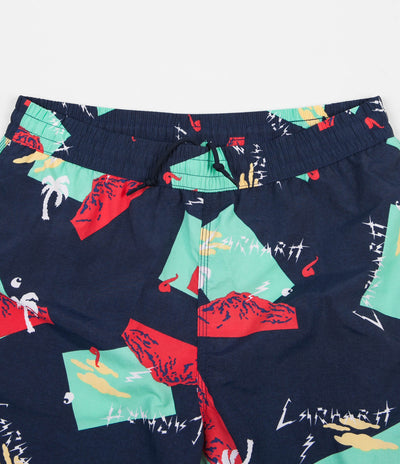 Carhartt Drift Swim Shorts - Anderson Print / Sub Blue