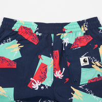 Carhartt Drift Swim Shorts - Anderson Print / Sub Blue thumbnail