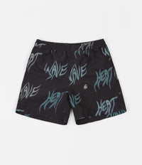 Carhartt Drift Swim Trunks - Heat Wave Print / Black