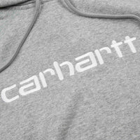 Carhartt Embroidered Hoodie - Grey Heather / White thumbnail