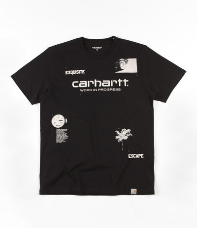 Carhartt Escape Script T-Shirt - Black / White