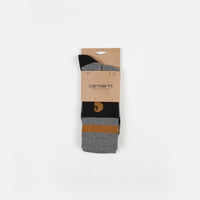 Carhartt Fairfield Socks - Dark Grey Heather thumbnail