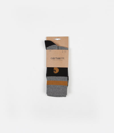 Carhartt Fairfield Socks - Dark Grey Heather