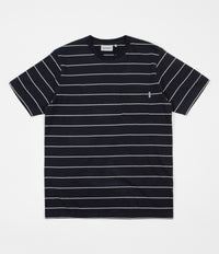 Carhartt Feeder Stripe Pocket T-Shirt - Dark Navy / Wax