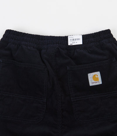 Carhartt Flint Shorts - Dark Navy / Rinsed