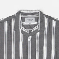 Carhartt Foley Short Sleeve Shirt - Foley Stripe / Black thumbnail