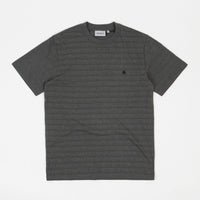 Carhartt Gleeson Stripe T-Shirt - Hemlock Green / Stormcloud Heather thumbnail