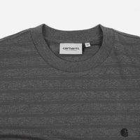 Carhartt Gleeson Stripe T-Shirt - Hemlock Green / Stormcloud Heather thumbnail