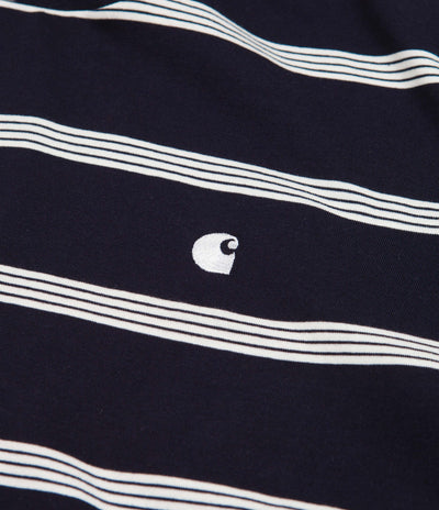 Carhartt Glover T-Shirt - Glover Stripe / Dark Navy / Wax