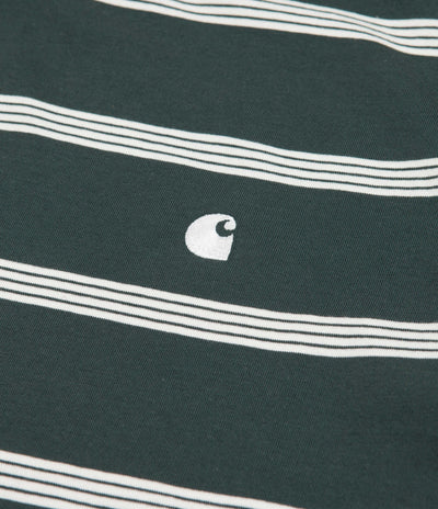 Carhartt Glover T-Shirt - Glover Stripe / Juniper / Wax