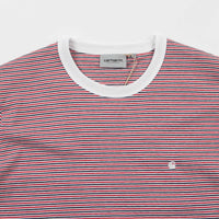 Carhartt Gordon T-Shirt - Chilli / White thumbnail