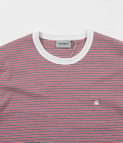 Carhartt Gordon T-Shirt - Chilli / White