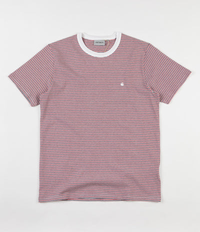 Carhartt Gordon T-Shirt - Chilli / White