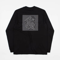 Carhartt Grid C Long Sleeve T-Shirt - Black / White thumbnail