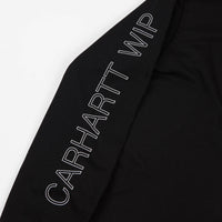 Carhartt Grid C Long Sleeve T-Shirt - Black / White thumbnail