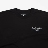 Carhartt Grid C Long Sleeve T-Shirt - Black / White thumbnail