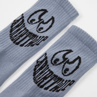 Carhartt Grin Socks - Frosted Blue / Black thumbnail