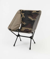 Carhartt Helinox Valiant 4 Tactical Chair - Camo Laurel / Black / Air Force Grey / Leather