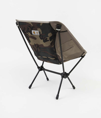 Carhartt Helinox Valiant 4 Tactical Chair - Camo Laurel / Black / Air Force Grey / Leather