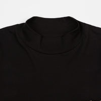 Carhartt Highneck Script Embroidered Long Sleeve T-Shirt - Black / White thumbnail