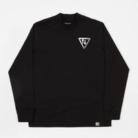 Carhartt Highneck Wish Long Sleeve T-Shirt - Black / White thumbnail