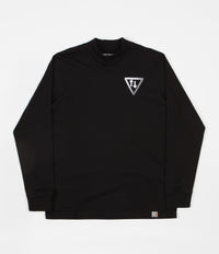 Carhartt Highneck Wish Long Sleeve T-Shirt - Black / White