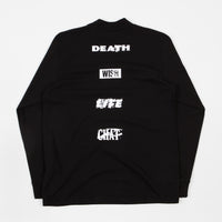 Carhartt Highneck Wish Long Sleeve T-Shirt - Black / White thumbnail