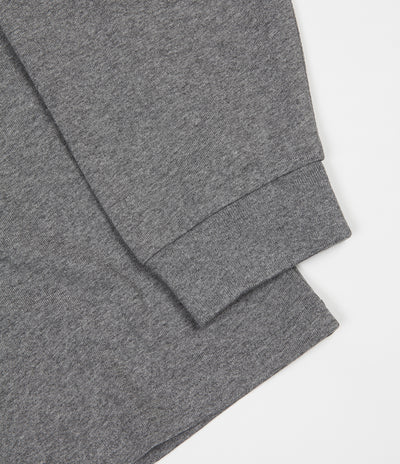 Carhartt Horizontal Long Sleeve T-Shirt - Dark Grey Heather