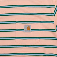 Carhartt Houston Pocket T-Shirt - Houston Stripe / Peach thumbnail