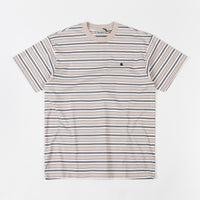 Carhartt Huron T-Shirt - Boulder / Black Stripe thumbnail