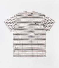 Carhartt Huron T-Shirt - Boulder / Black Stripe