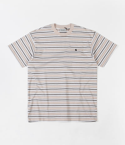 Carhartt Huron T-Shirt - Boulder / Black Stripe