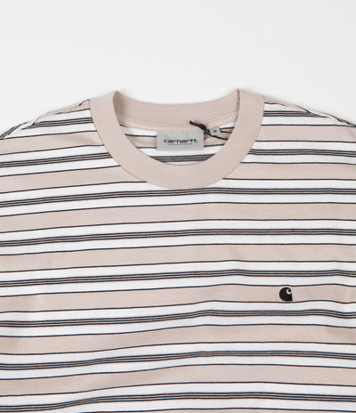 Carhartt Huron T-Shirt - Boulder / Black Stripe