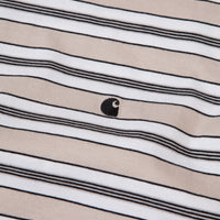 Carhartt Huron T-Shirt - Boulder / Black Stripe thumbnail