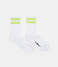 Carhartt Jack Socks - White / Limeade