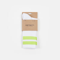 Carhartt Jack Socks - White / Limeade thumbnail