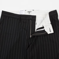 Carhartt Johnson Shorts - Pinstripe Black / White thumbnail