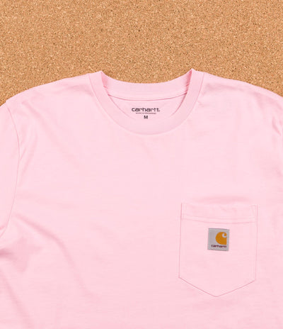 Carhartt Long Sleeve Pocket T-Shirt - Vegas Pink