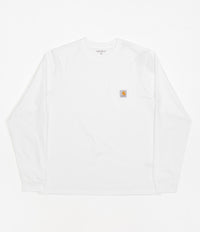 Carhartt Long Sleeve Pocket T-Shirt - White